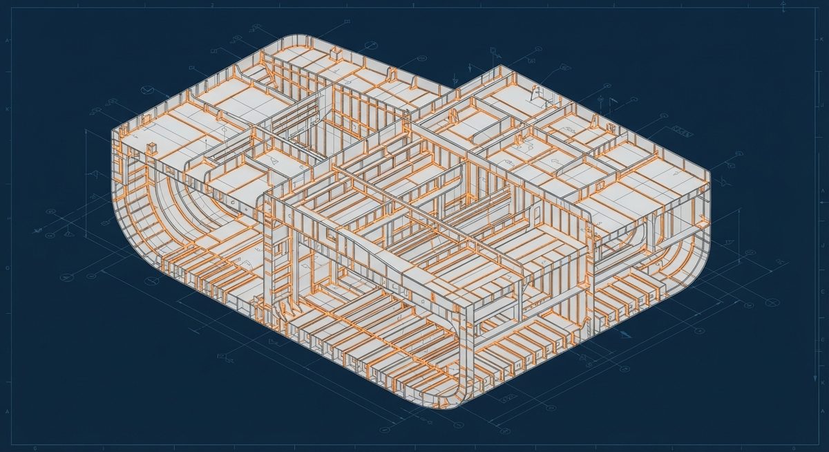 船体分段焊缝自动识别 · 数万焊缝分钟级建模